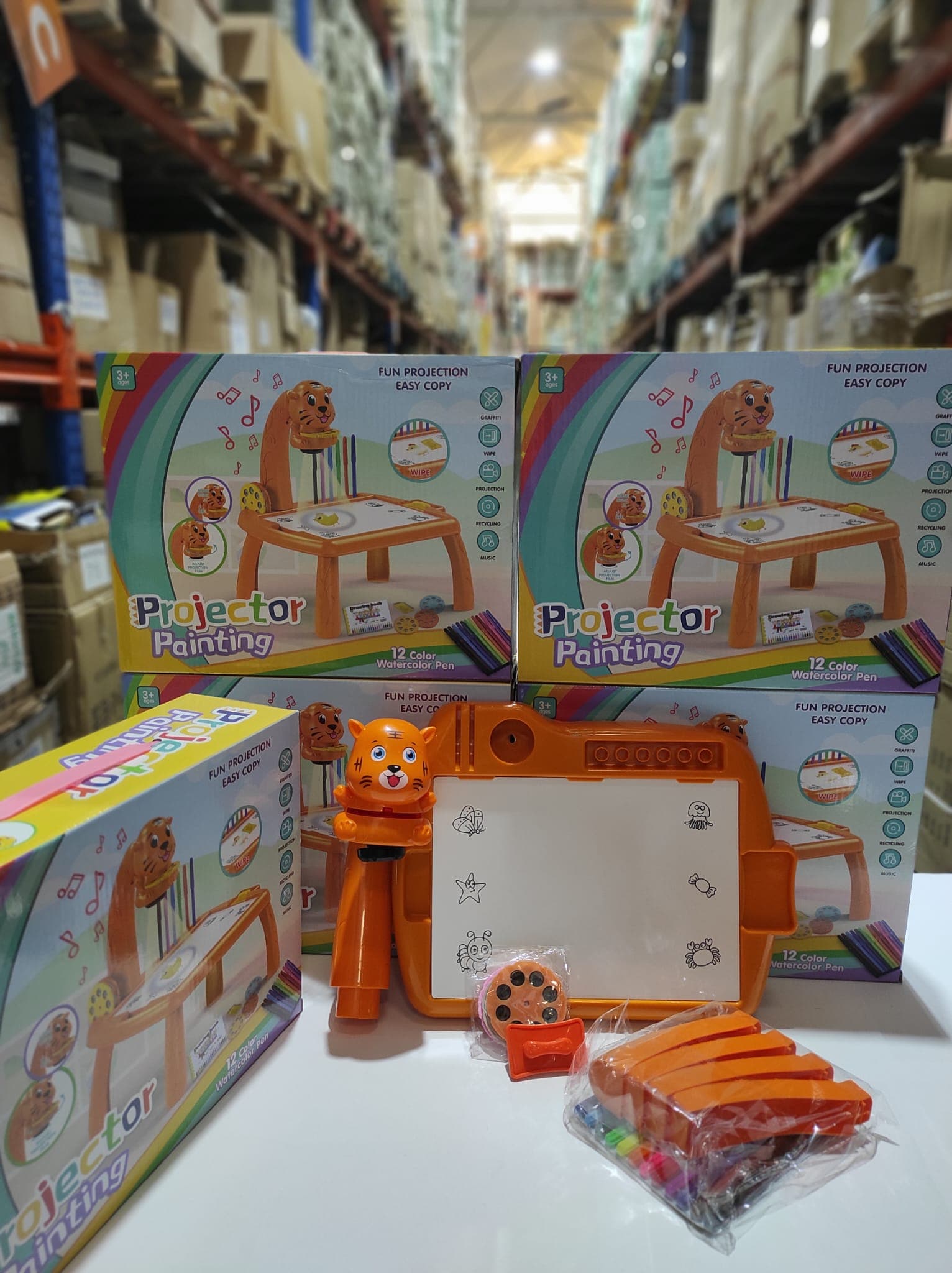 Escritorio de aprendizaje para niños tigre - 5
