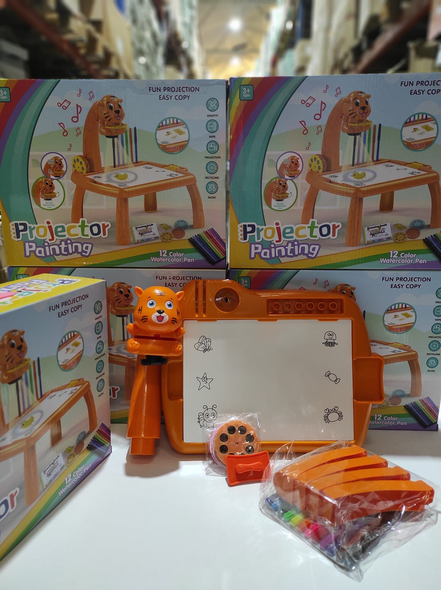 Escritorio de aprendizaje para niños tigre - 3
