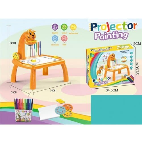 Escritorio de aprendizaje para niños tigre - 2