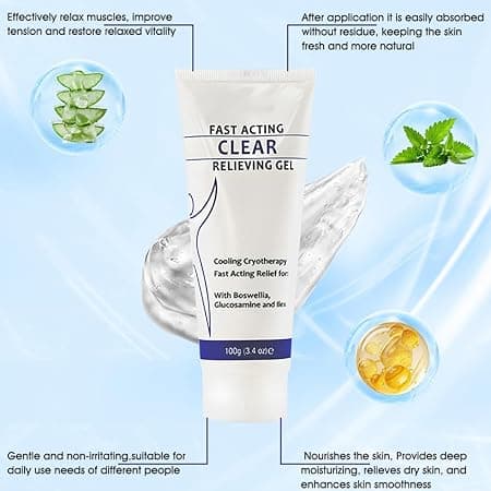 Gel para aliviar el dolor de acción rápida con crioterapia refrescante - 4