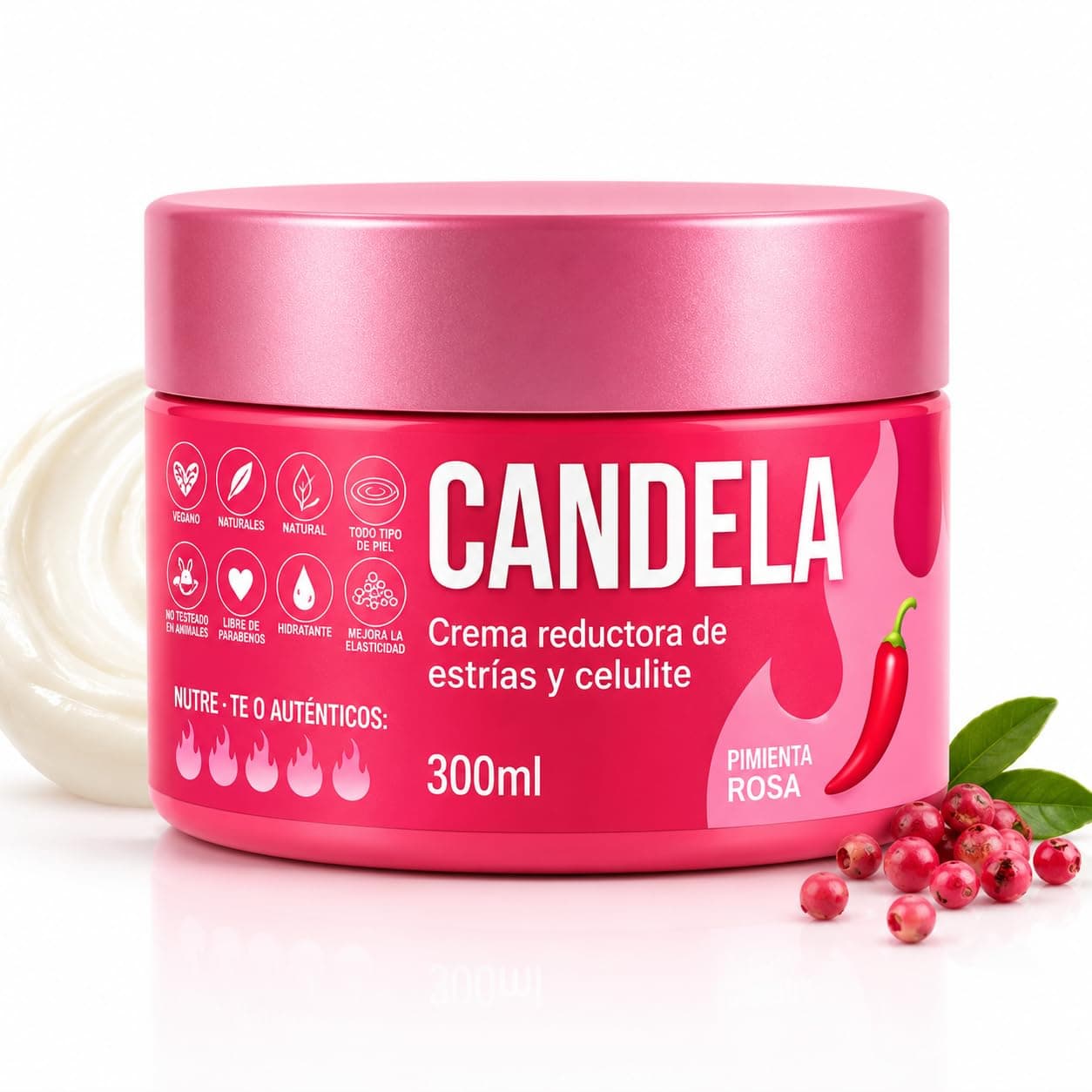 Crema Reductora de Estrías y Celulitis CANDELA - 2