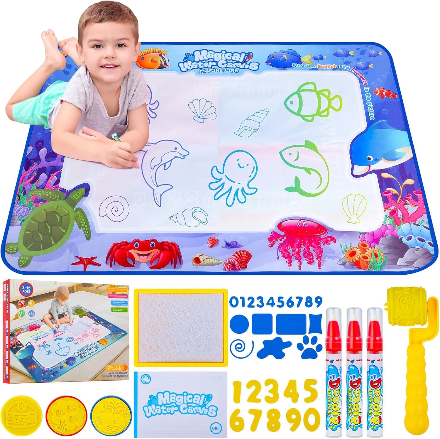 Alfombra mágica para dibujar con agua - 2