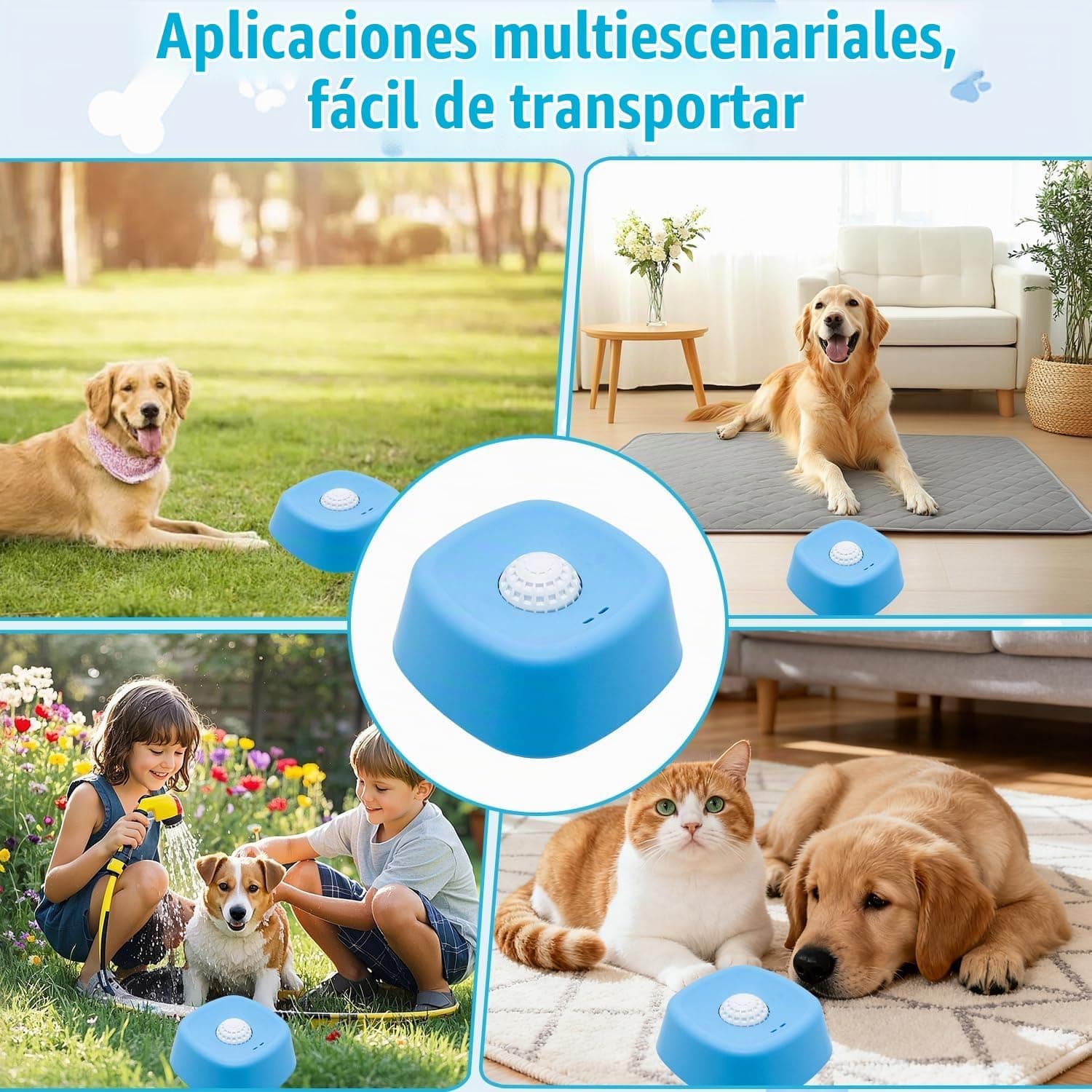 Cuenco lamedor para mascotas con bola rodante - 3