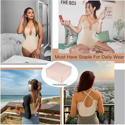 Body moldeador sin costuras color beige – talla M/L - 4