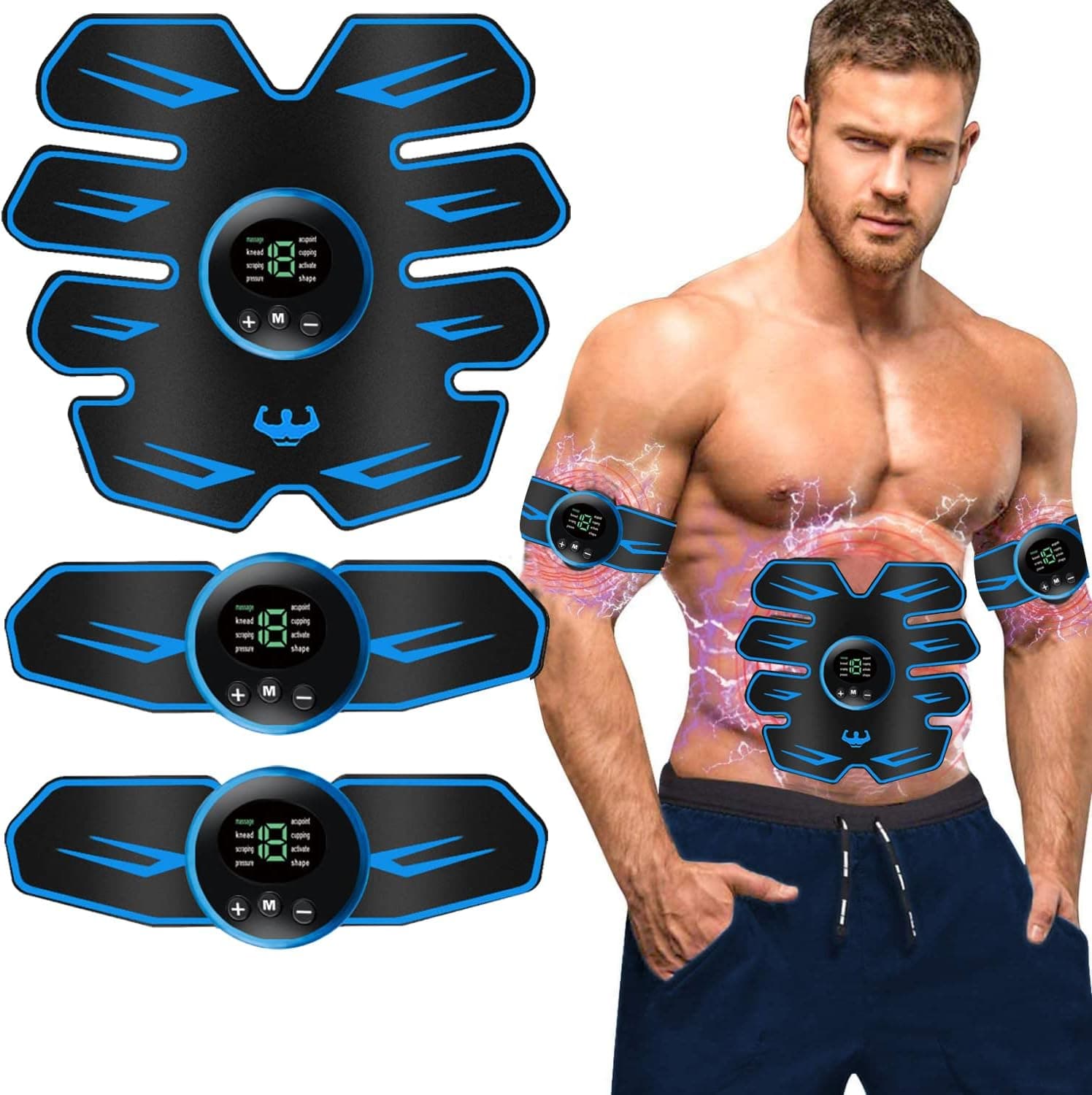 Estimulador muscular para entrenamiento de abdominales - 3