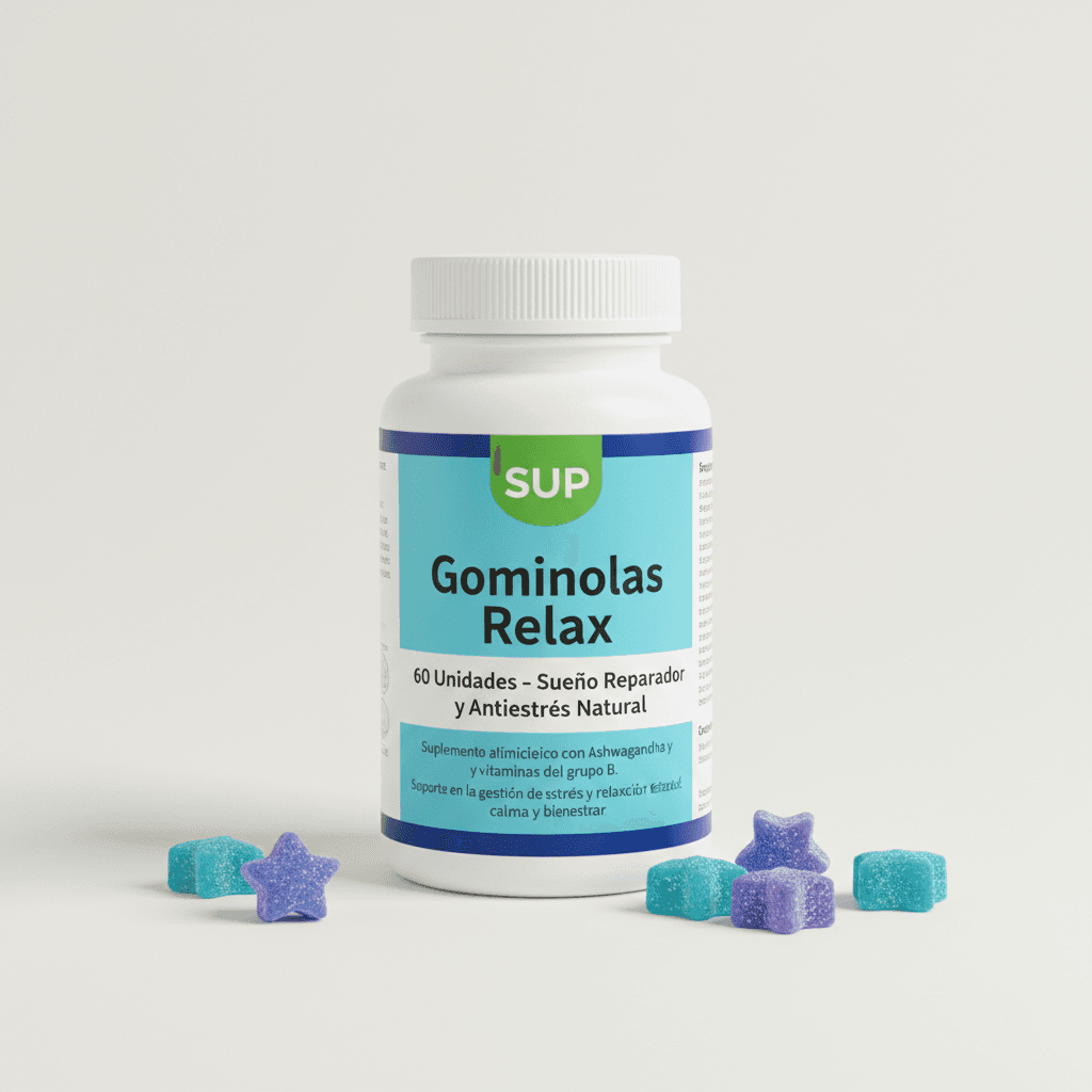 SUP Gominolas Relax 60 Unidades – Sueño Reparador y Antiestrés Natural