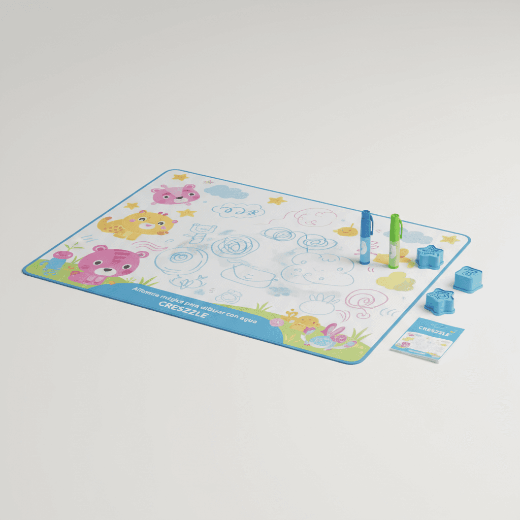 Alfombra mágica para dibujar con agua