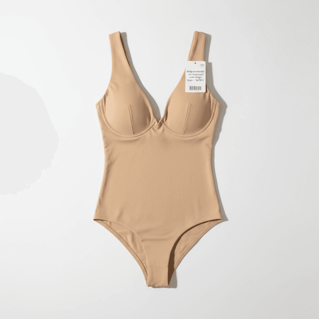 Body moldeador sin costuras color beige – talla M/L