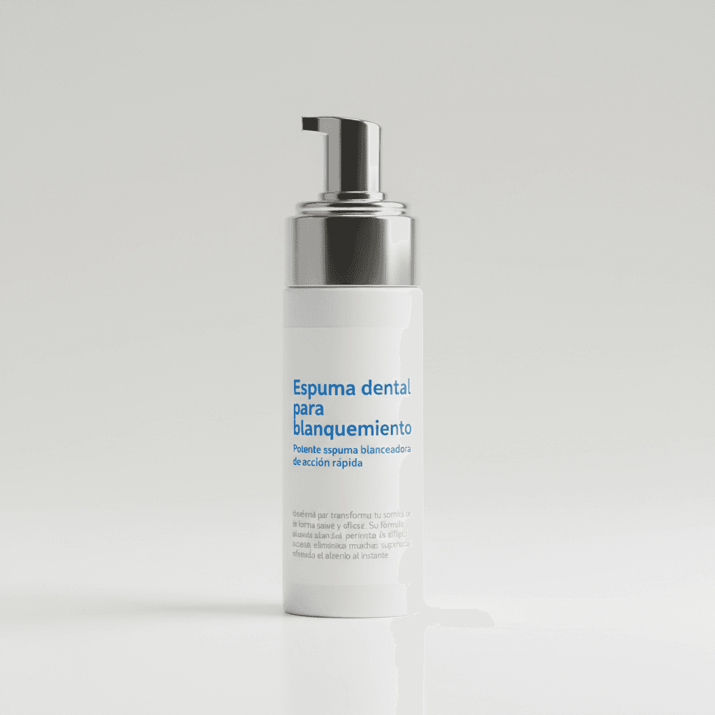 Espuma dental para blanqueamiento